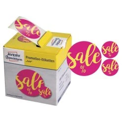 Null AVERY Zweckform Promotion-Etiketten 'Danke', Silber -Tesa Geschäft 3cd594bd 00c2 49e9 8c0b accdedad2728