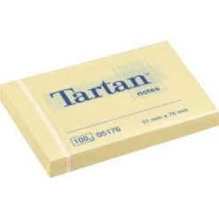 Null TARTAN Haftnotiz 005176 Gelb 51x76mm