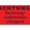 1-pack 5000x Hinweisetiketten Warnetiketten Rot RECHNUNG /LS. INLIEGEND 145x76mm