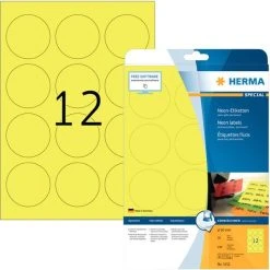 Herma Neonetiketten Ø 60 Mm, 240 Etiketten, Leuchtorange, Rund -Tesa Geschäft 43904f8b e6ec 4f63 8e94 71f976d31604