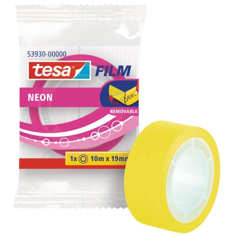 Null Tesa Film Neon Markierfilm, 19 Mm X 10 M, Gelb/pink Sortiert 1 Null Tesa Film Neon Markierfilm, 19 Mm X 10 M, Gelb/pink Sortiert