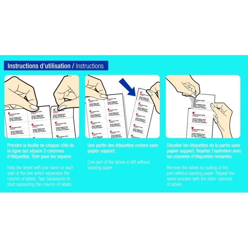 Null Agipa Universal-Etiketten, 105,0 X 74,0 Mm, Mit Abzieh-Hilfe 6 Null Agipa Universal-Etiketten, 105,0 X 74,0 Mm, Mit Abzieh-Hilfe – Bild 6