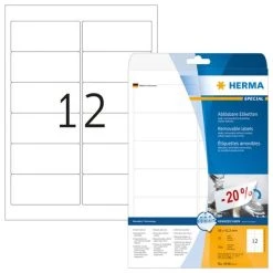 Herma Ablösbare Etiketten 96 X 10 Mm, 1.350 Etiketten, Weiß, Matt, Haftend -Tesa Geschäft 445803a1 a52b 4dd1 82d0 61d1e563ebd0 3