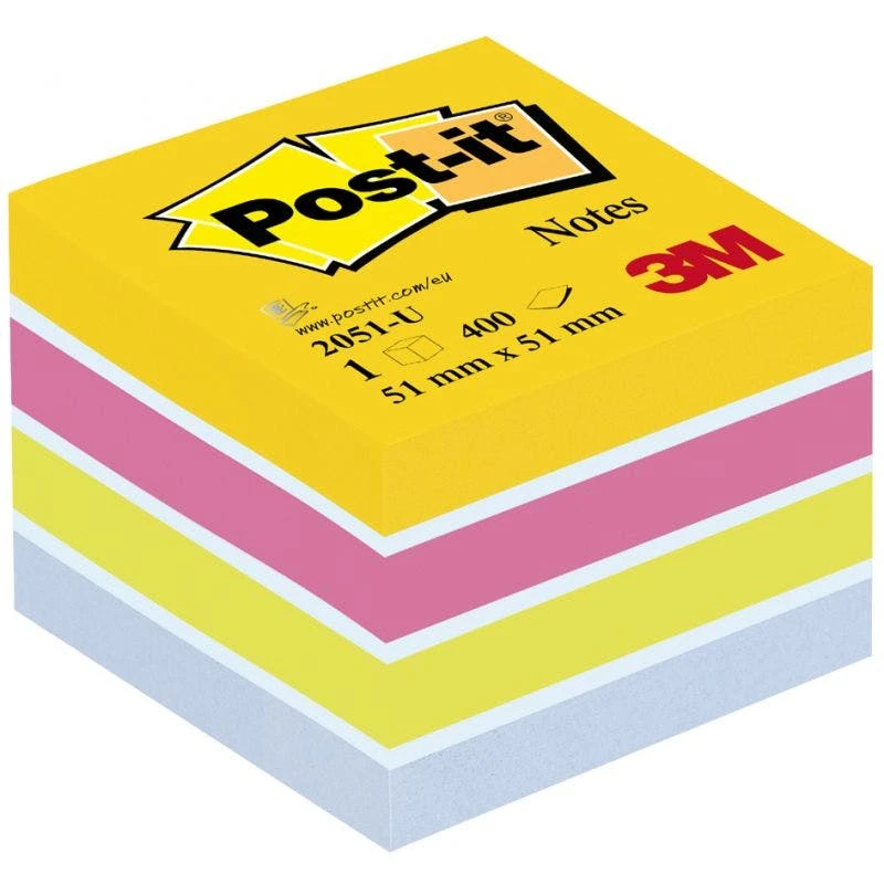 Null Post-it Haftnotiz-Würfel Mini, 51 X 51 Mm, Ultrafarben 1 Null Post-it Haftnotiz-Würfel Mini, 51 X 51 Mm, Ultrafarben
