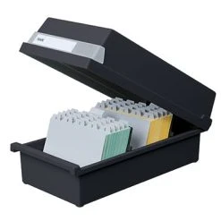 HAN Visitenkartenbox VIP 2000-31 F. 500Karten Schwarz/grau +Register 12 HAN Visitenkartenbox VIP 2000-31 F. 500Karten Schwarz/grau +Register -Tesa Geschäft 49f4e3b4 9616 448e b679 5b93906596ed 2