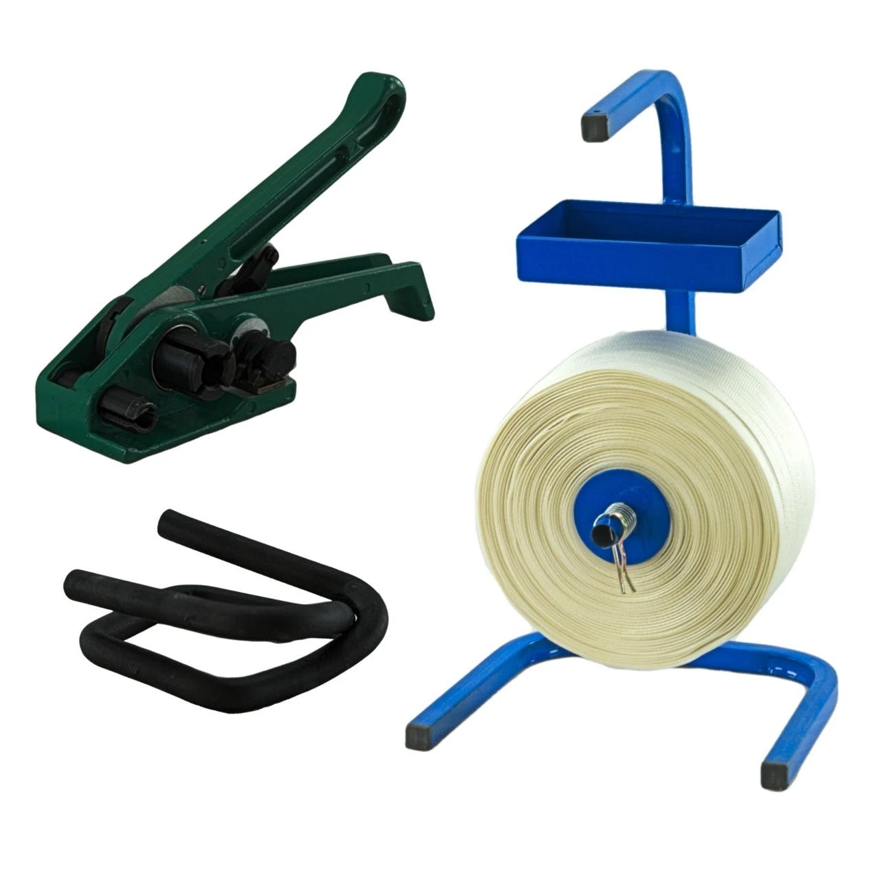 Kk-verpackungen 25 Mm Textil Gewebt Umreifung Set Umreifungsband Abroller Bandspanner Klemmen 3 Kk-verpackungen 25 Mm Textil Gewebt Umreifung Set Umreifungsband Abroller Bandspanner Klemmen – Bild 3