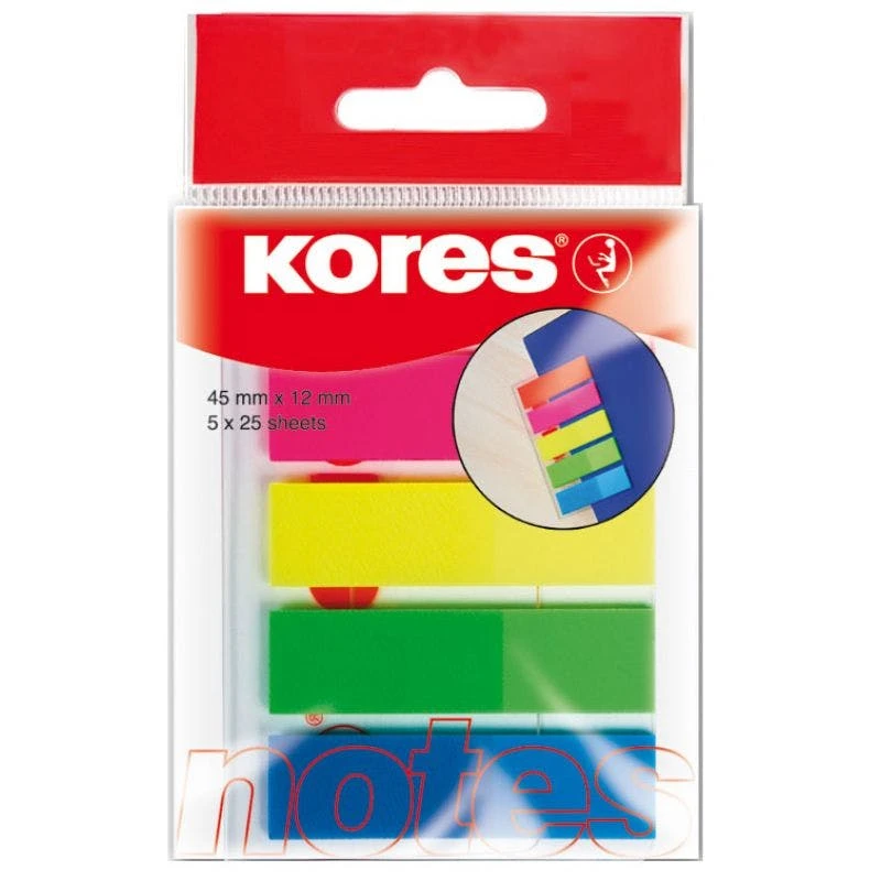 Null Kores Pagemarker - Folie, 12 X 45 Mm, 8 X 15 Blatt 3 Null Kores Pagemarker - Folie, 12 X 45 Mm, 8 X 15 Blatt – Bild 3