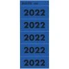 Null LEITZ Ordner-Inhaltsschild 'Jahreszahl 2022', Blau