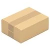 Kk-verpackungen 50 X Faltkartons 230 X 170 X 80 Mm | Faltkarton Braun - 1 Wellig