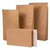 1-pack 25x Musterfaltenbeutel Mit SK-Klappe Aus Kraftpapier 120 G/m2 300x80x430 + 50 Mm