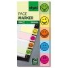 Sigel Haftmarker Design Smile HN502 50x100mm Sortiert 5 St./Pack.