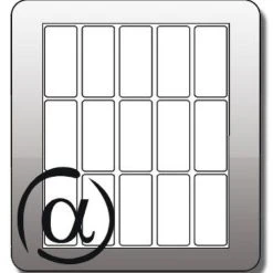 Null Etiketten Handbeschriftung, Selbstklebend, 20 X 50 Mm, Weiß, Permanent, Lösungsmittelfrei