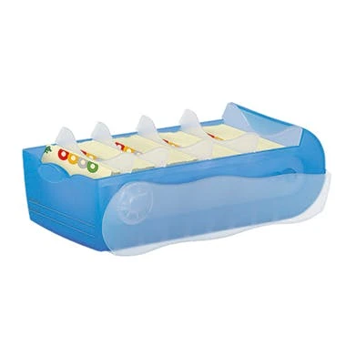 HAN Karteikasten CROCO 997-643 DIN A7 PP Blau Transluzent 2 HAN Karteikasten CROCO 997-643 DIN A7 PP Blau Transluzent – Bild 2