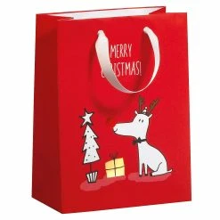 Null ZOEWIE Weihnachtstasche Reindeer Christmas Midi 17 X 9,2 X 22,5 Cm 10 Stück