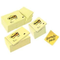 Null Post-it Haftnotizen, 76 X 76 Mm, Gelb, 5 + 1 GRATIS