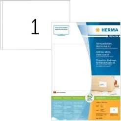 HERMA Universal-Etiketten PREMIUM, 148,5 X 205 Mm, Weiß