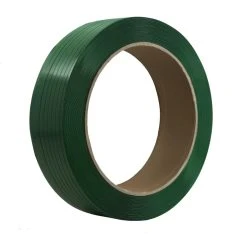 Kk-verpackungen 2 Rollen PET Umreifungsband Grün Band 16 Mm X 0,60 Mm 1700 M 300 KG Kern 406 Mm