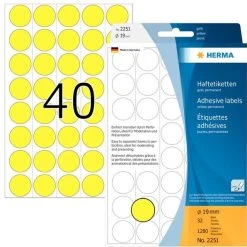 Herma Markierungspunkte Ø 19 Mm, Rot, 1.280 Etiketten, Permanent Haftend, Für Handbeschriftung, Trägermaterial Perforiert -Tesa Geschäft 5e2daa4c 94dc 4ae5 8514 d97fde0ee584 3