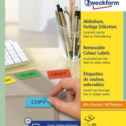 Avery Zweckform L6040-20 Farbige Etiketten, Ablösbar, A4, 45,7 X 21,2 Mm, 20 Bogen/960 Etiketten, Grün -Tesa Geschäft 5eb4e4e7 f9d5 425f 88c5 80ff9534fbe0 scaled