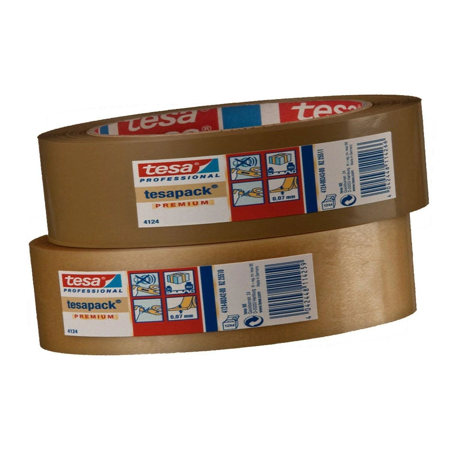 Null 2x TESA Klebeband Tesapack 4124 TOP-PVC 25mm X 66m Transparent 3 Null 2x TESA Klebeband Tesapack 4124 TOP-PVC 25mm X 66m Transparent – Bild 3