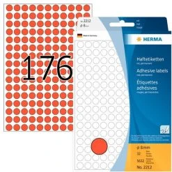 Herma Markierungspunkte Ø 19 Mm, Leuchtrot, 960 Etiketten, Permanent Haftend, Für Handbeschriftung -Tesa Geschäft 600e990c 9fc6 47f6 ad0d 4b41ae399fd2 5