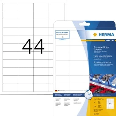 HERMA Etikett 8635 99,1x38,1mm Ws 140 St./Pack. 5 HERMA Etikett 8635 99,1x38,1mm Ws 140 St./Pack. – Bild 5