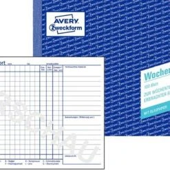 AVERY Zweckform Formularbuch 'Wochenbericht', A5 Quer 9 AVERY Zweckform Formularbuch 'Wochenbericht', A5 Quer -Tesa Geschäft 68454934 4ac1 4671 a3b1 abc7c33a2ed6 1