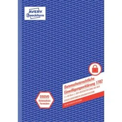 Null AVERY Zweckform Formularbuch Einwilligungserklärung DSGVO