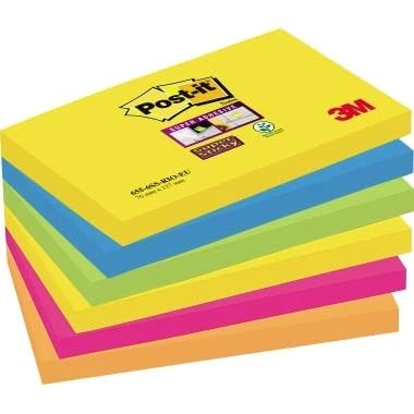 Null Haftnotiz SuperSticky 6556SR 127x76mm 6 St./Pack. 2 Null Haftnotiz SuperSticky 6556SR 127x76mm 6 St./Pack. – Bild 2