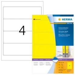 Herma Ordneretiketten 192 X 59 Mm, 400 Etiketten, Weiß, Blickdicht, Permanent Haftend, Für Breite Ordner (kurz) -Tesa Geschäft 762d1c60 6bb7 4d5e bfc8 bbd6f7ef9d47