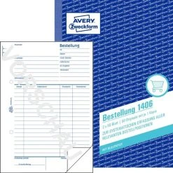 AVERY Zweckform Formularbuch 'Bestellung', A5, 2 X 50 Blatt