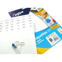 Null Agipa Ringetiketten, 45 X 8 Mm, DIN A5, Ablösbar -Tesa Geschäft 77f4772b 4c00 444e a38d aaa90122f719