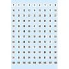 HERMA Zahlen 4128 8mm 1-540 Papier Ws Sw 540 St./Pack.