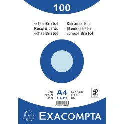Exacompta 10316E 10x Karteikarten Blanko DIN A4 100 St Eingeschweißt - Azurblau -Tesa Geschäft 7bfbd9b0 05b7 43d2 a4ff a07f90a72d04 11