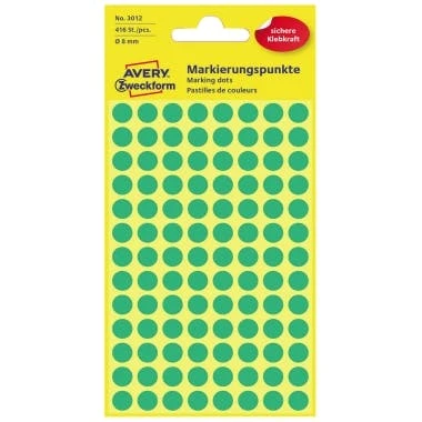 Avery Zweckform Markierungspunkt 3854 19mm Magenta 250 St./Pack. 6 Avery Zweckform Markierungspunkt 3854 19mm Magenta 250 St./Pack. – Bild 6