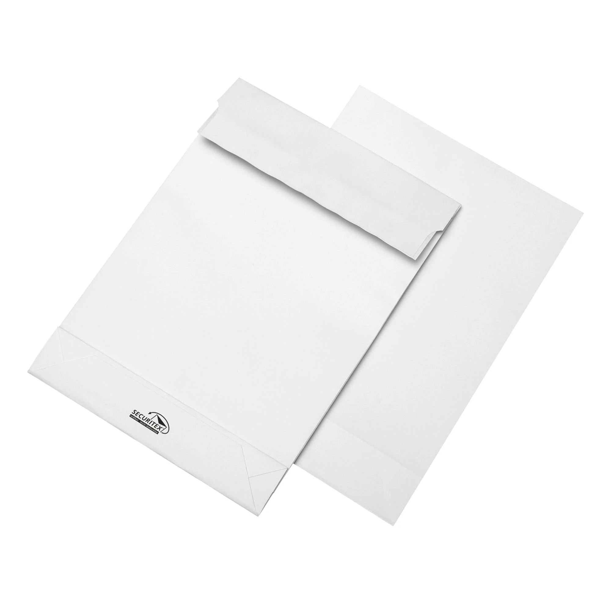 Null SECURITEX Faltentasche 00014225 B4 Reißfest Wasserfest 130g Hk OF Weiß 2 Null SECURITEX Faltentasche 00014225 B4 Reißfest Wasserfest 130g Hk OF Weiß – Bild 2