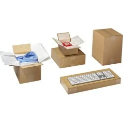 Null Faltkarton W25 430x310x250mm Wellpappe Braun