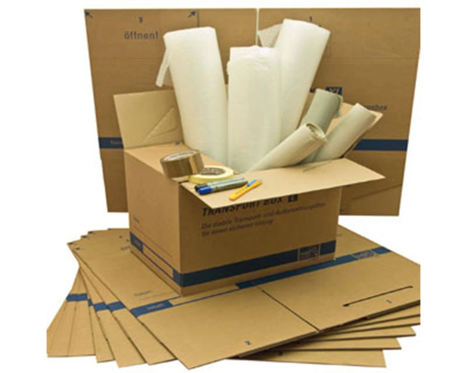 1-pack Umzugsset Für 1 Zimmer - 18 Umzugskartons Und Viel Nützliches Zubehör 4 1-pack Umzugsset Für 1 Zimmer - 18 Umzugskartons Und Viel Nützliches Zubehör – Bild 4