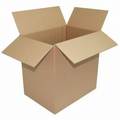 1-pack 50x Faltkarton 350x250x(200)-350mm VARIABLE HÖHE 1wellig DICKWELLE Din A4+