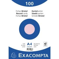 Exacompta 10316E 10x Karteikarten Blanko DIN A4 100 St Eingeschweißt - Azurblau -Tesa Geschäft 833a3612 745f 42fb b832 d0d8ed2d5f90 9