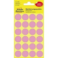 Avery Zweckform Markierungspunkt 3599 18mm Pink 96 St./Pack.