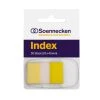 Soennecken Haftstreifen Index 5820 25x43mm 50Streifen Spender Gelb