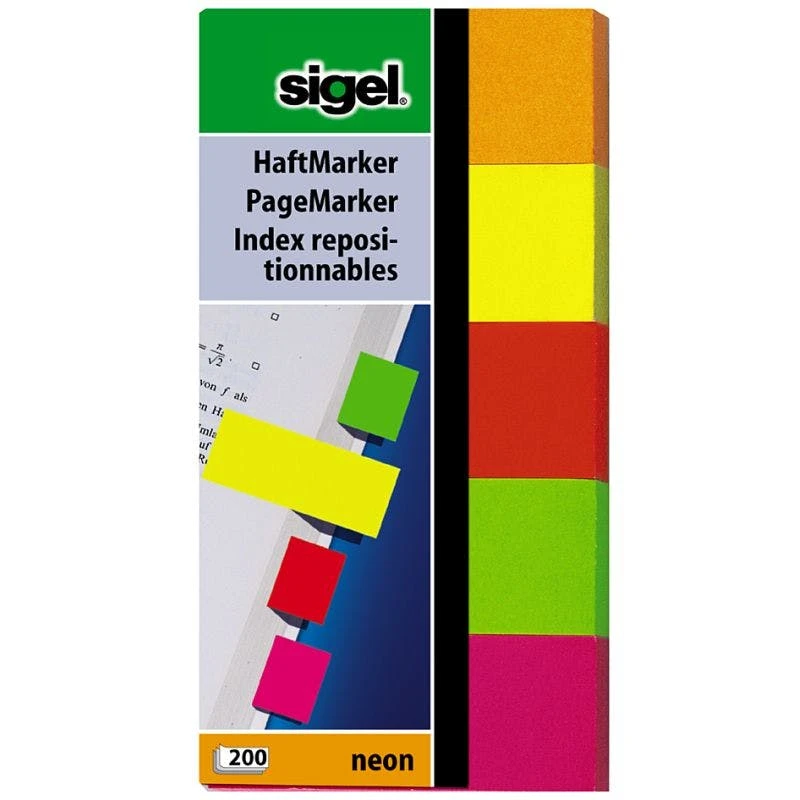 Sigel Haftmarker Transparent, 50 X 20 Mm, 160 Blatt 4 Sigel Haftmarker Transparent, 50 X 20 Mm, 160 Blatt – Bild 4