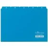 Null DURABLE Karteiregister A - Z, PP, A5 Quer, Blau, 25-teilig
