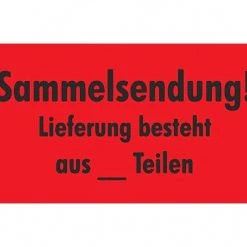 1-pack 1000x Hinweisetiketten Rot ACHTUNG! UNTERSCHIEDLICHE ARTIKEL 145x76mm -Tesa Geschäft 8abb927c 28cc 45ec 9835 d45bc2f9f260