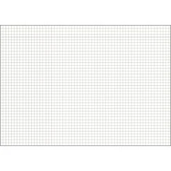 Null Karteikarten - DIN A8, Kariert, Weiß, 100 Karten
