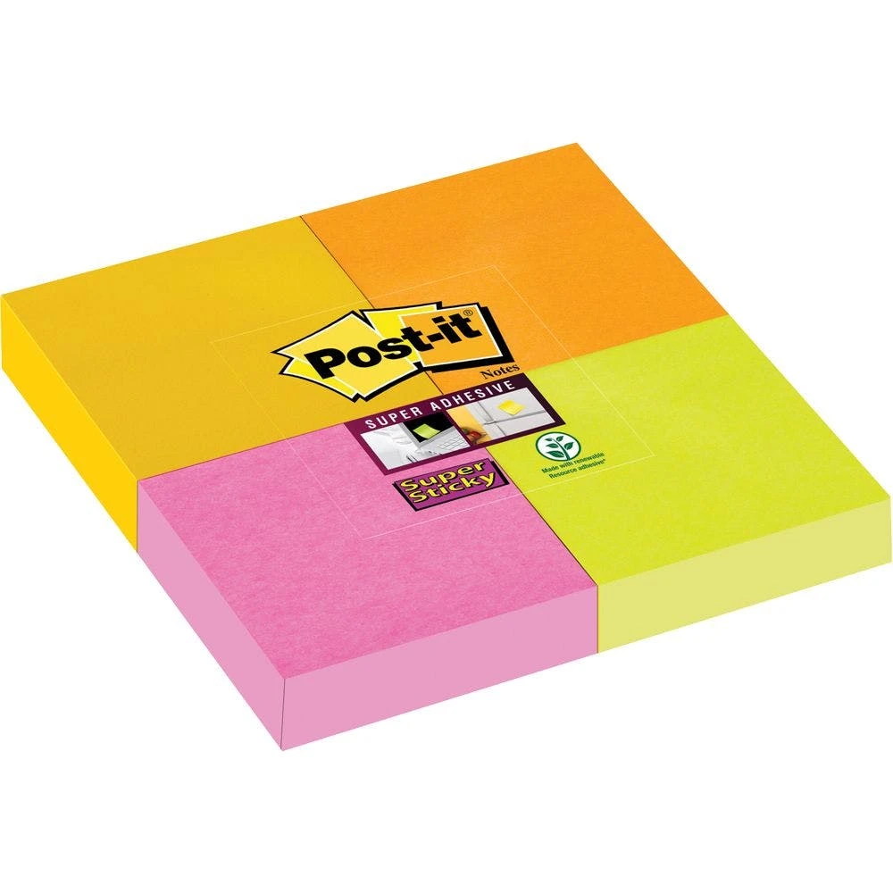 Null Haftnotiz Super Sticky Miami 62212SMI 48x48mm 12 St./Pack. 4 Null Haftnotiz Super Sticky Miami 62212SMI 48x48mm 12 St./Pack. – Bild 4