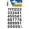 HERMA Zahlenetikett 4164 0-9 15mm Folie Schwarz 39 St./Pack.