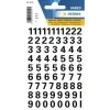 HERMA Zahlen 0-9 4159 10mm Folie Wetterfest Sw