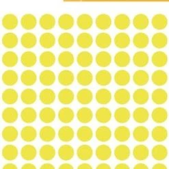 Herma Markierungspunkte Ø 8 Mm, Leuchtgelb
